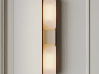 Loop Double LED Wall Sconce by Boyd Lighting 3D model