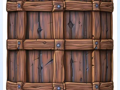 Stylized Wood Seamless Texture Texture