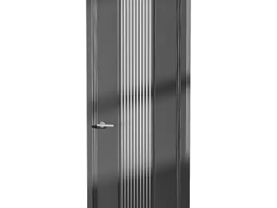 Modern entrance door 56 3D model