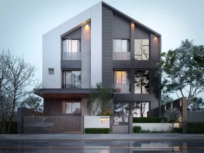 Modern Villa project  3D model