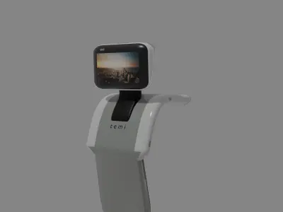 White Temi Robot 3D model