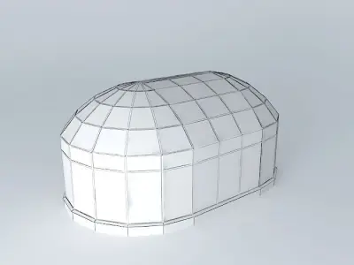 Winter garden 4 Free 3D model