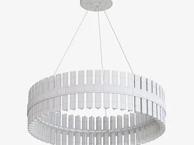 GOLD CRYSTAL CHANDELIER 3D model
