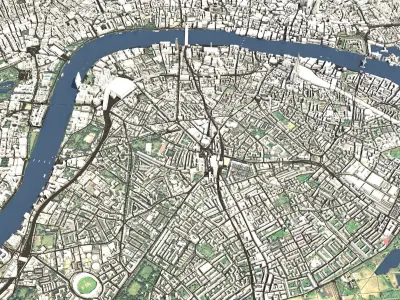 London United Kingdom  3D model