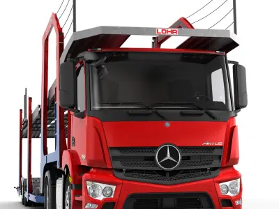  Mercedes Antos Car Transporter 
