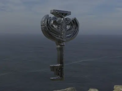 Ancient Key 3D model