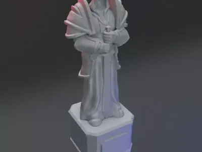 Dark Statue Free 3D print model