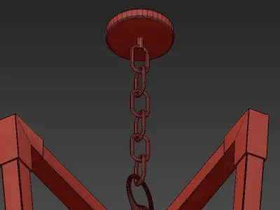 Bastian Chandelier Small 3D model