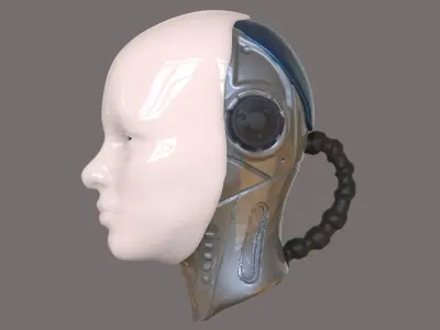 Robot Head 3D model