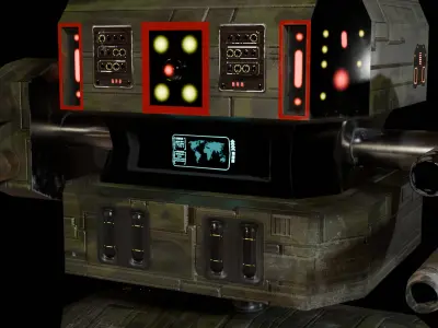 Battle Droid Low-poly 3D model