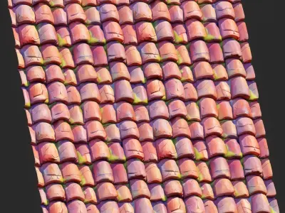  Stylized Roof Seamless Texture Texture