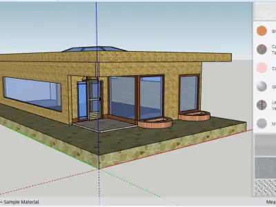 Corner house Low-poly 3D model purchase