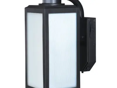 Altman Frosted Glass Outdoor Wall Lantern 3D model