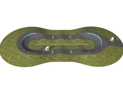 Pump track 04 3D model