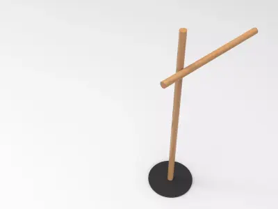 Andi Towel Rack Low-poly 3D model