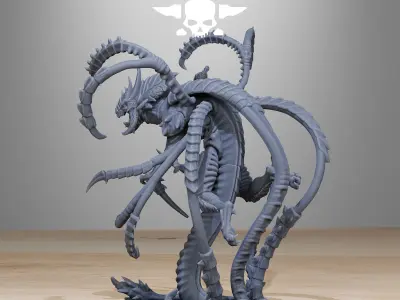 Xenarid Assassin 3D print model