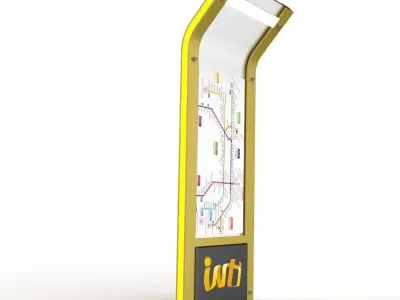 Inti Bus Stations 3D model