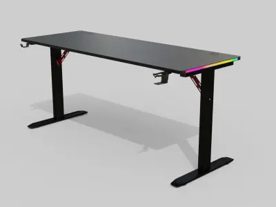 Gaming Desk - High-Details Asset Low-poly 3D model