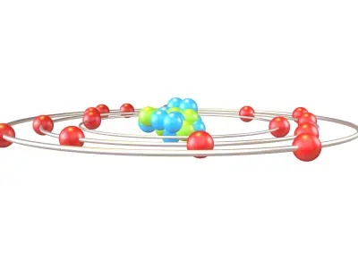 Phosphorus Chemical Element v1 002 Low-poly 3D model