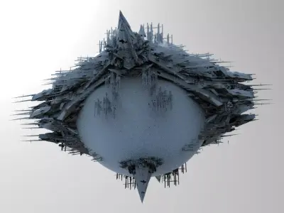 Prison colony Globe base  3D model