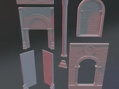 Wandering Building 3D print model