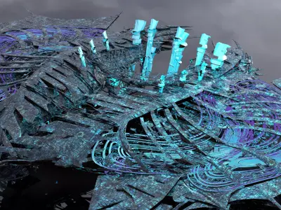 Phantom ghost ship base 2 3D model