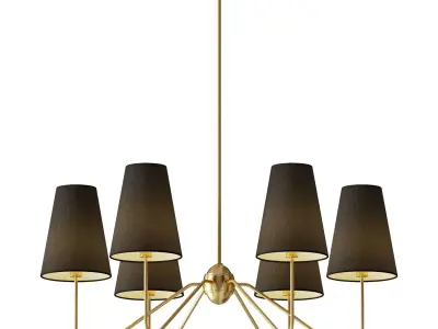 Rejuvenation Berkshire Chandelier 3D model