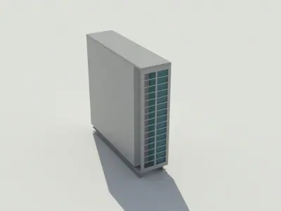 Heat pump 3D model