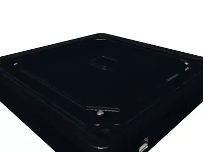 HighTech Data Hub Enclosure Low-poly 3D model