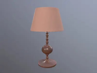 Table Lamp Game Ready Low-poly 3D model
