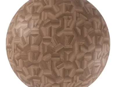 Parquet - Laminate - Wooden floor 4 in 1 3D model