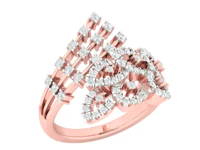 Women Ring  Render  3dm STL OBJ FBX Details 3D print model purchase