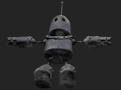 Little Robot Low-poly 3D model