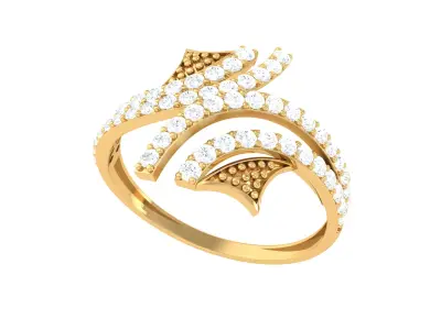 Women Ring  Render 3dm STL OBJ FBX Details 3D print model 127