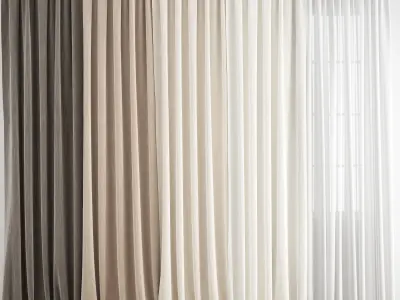Curtain 258 3D model
