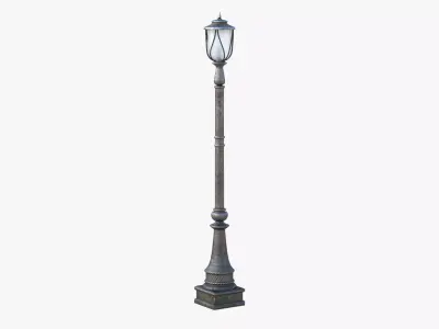 Street Lamp Low-poly 3D model