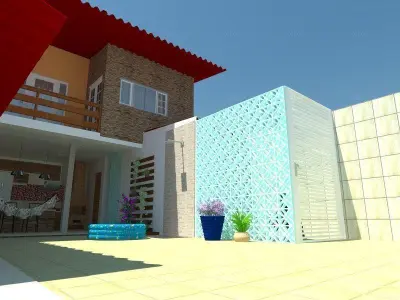 Projeto Edicula Casa nos Fundos 3D model