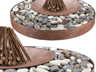 Fire Pit Zen Ak47  3D model