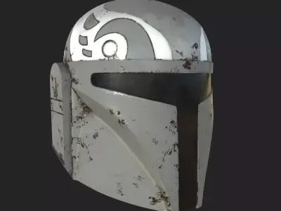 Clan Wren Mandalorian Helmet 3d Digital file 3D print model