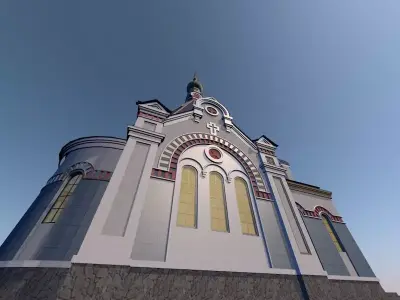 Church Free 3D model purchase