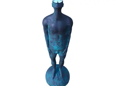 Rain sculpture 3D model