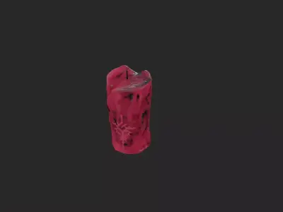 Stylized Ceremonial Candle Multiple Asset Free low-poly 3D model