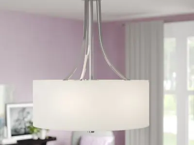 Broyles Light Drum Chandelier 3D model