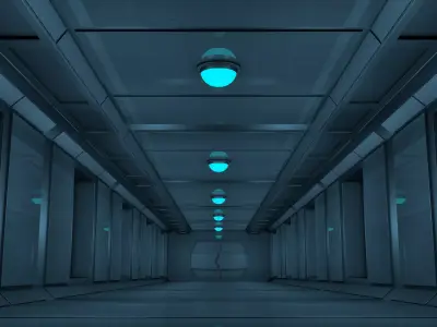 Sci Fi Interior 3D model