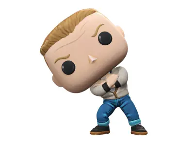 Rebel Boy Pop-Inspired Character 3D Print Model Free 3D print model