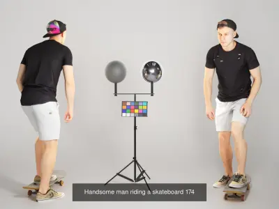 Street style people 26 3D Model Pack