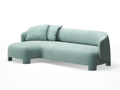 Taru Lounge Sofa 3D model