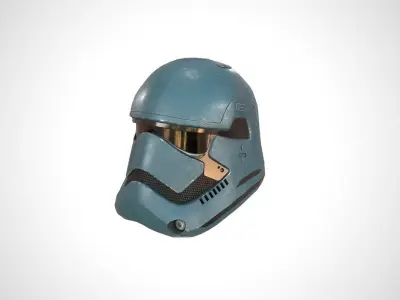 Star Wars Stormtrooper Helmet - Blue Steel  Low-poly 3D model