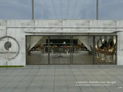  hairdresser salon 3d model 3D model