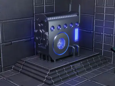 Sci-fi Generator 3D model purchase